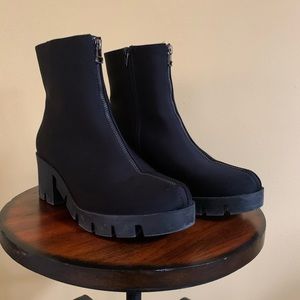 ASOS platform nylon boot
